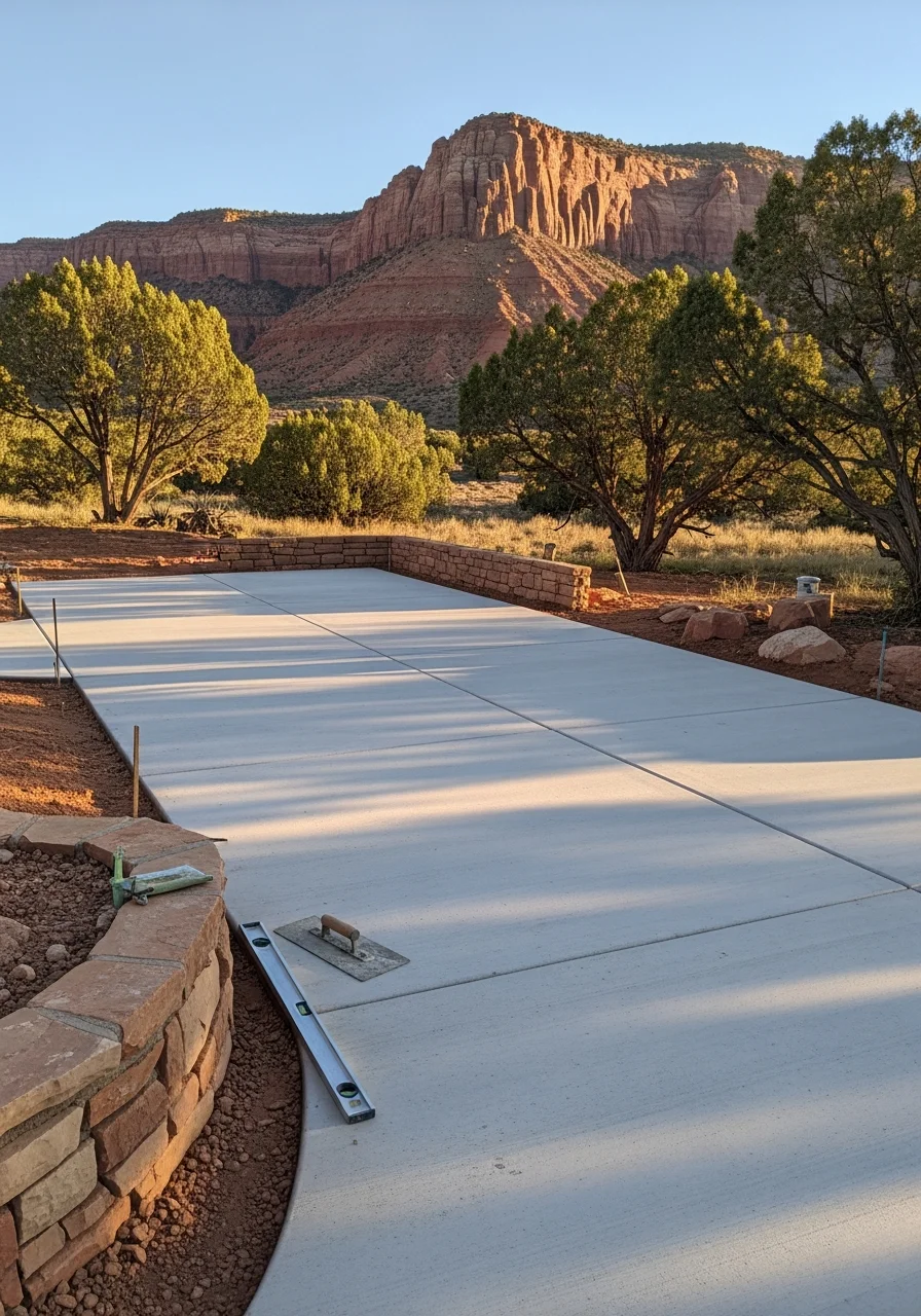Kanab residential property with natural stone and mountain vista setting.