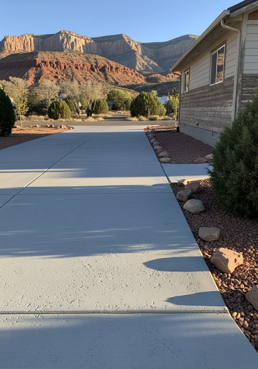 Parowan residential property with rural landscape and mountain backdrop.